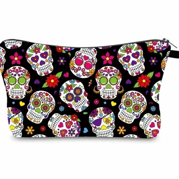 20 piece Make-Up Brush set and Skull Make-Up Bag . I have 1 gold & one black set - Picture 12 of 12